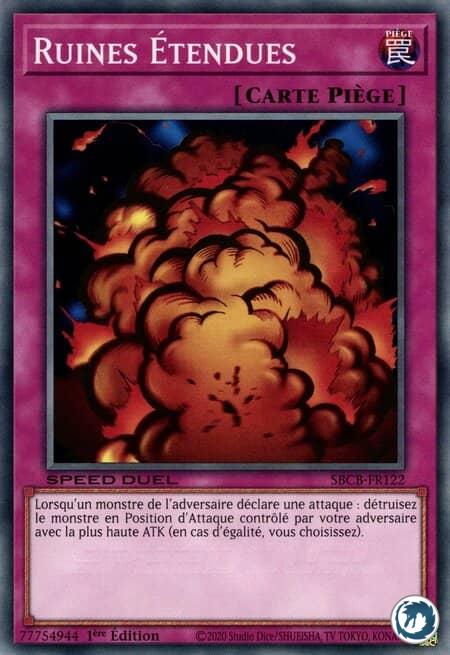 Ruines Etendues (SBCB-FR122) - Widespread Ruin (SBCB-EN122) - Carte Yu-Gi-Oh