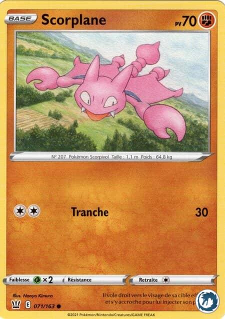Scorplane (071/163) - Pokémon - Epée & Bouclier