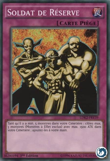 Soldat de Réserve (LDK2-FRY39) - Backup Soldier (LDK2-ENY39) - Carte Yu-Gi-Oh