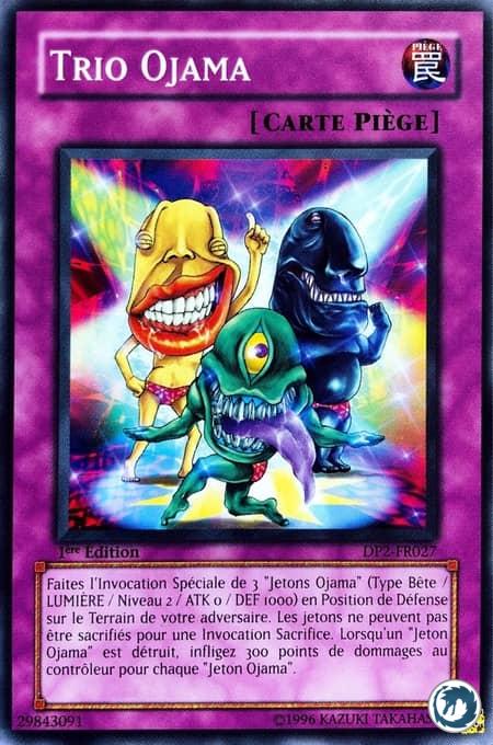 Trio Ojama (DP2-FR027) - Ojama Trio (DP2-EN027) - Carte Yu-Gi-Oh