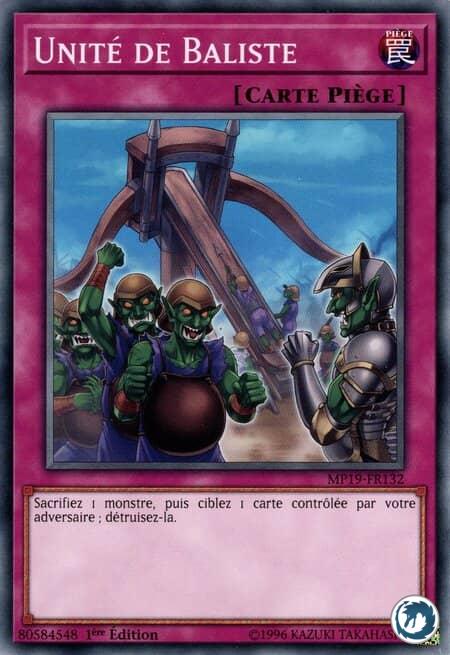 Unité De Baliste (MP19-FR132) - Ballista Squad (MP19-EN132) - Carte Yu-Gi-Oh