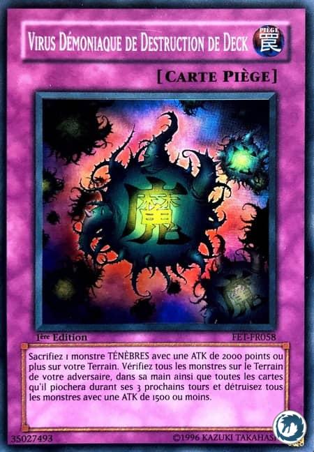 Virus Démoniaque De Destruction De Deck (FET-FR058) - Deck Devastation Virus (FET-EN058) - Carte Yu-Gi-Oh