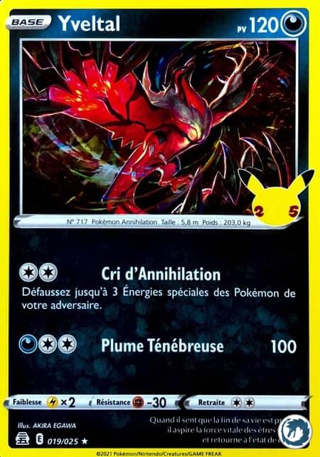 Yveltal (019/025) - Pokémon - Collection Célébration 25 ans