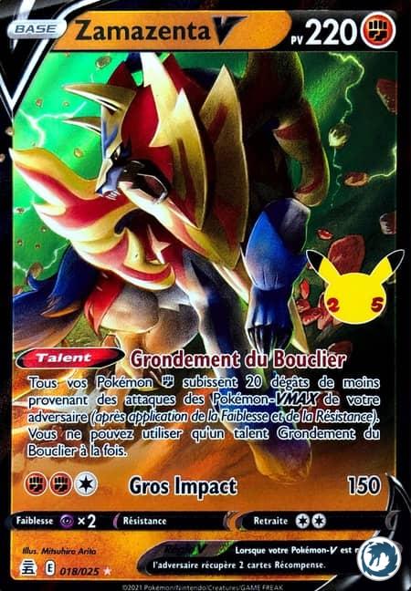 Zamazenta-V (018/025) - Pokémon - Collection Célébration 25 ans
