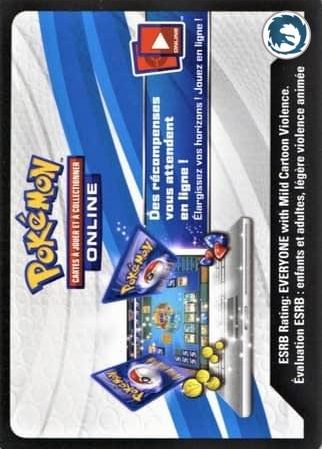 Cartes à Code Pokémon
