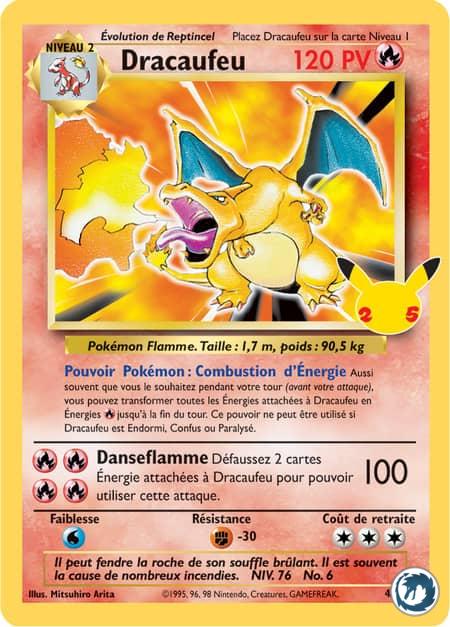 Dracaufeu (4/102) - Pokémon - Collection Célébration 25 ans