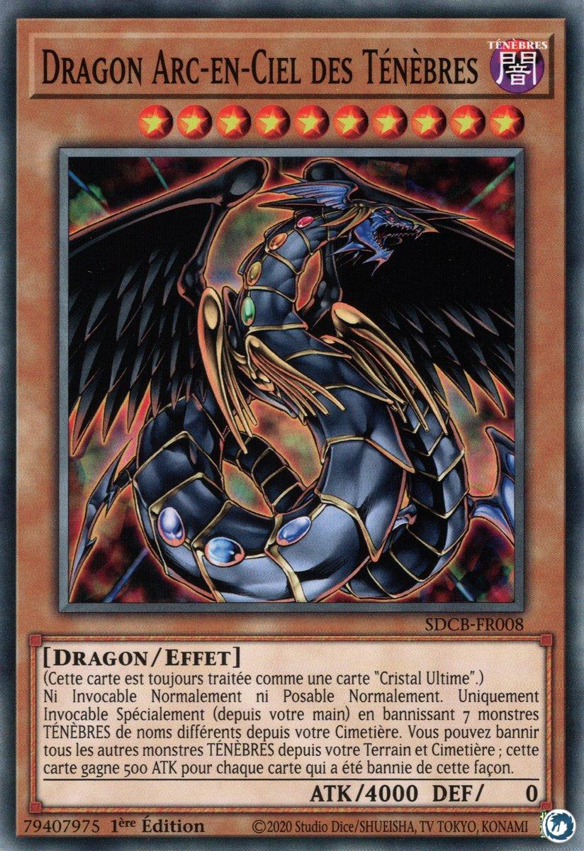 Dragon Arc-en-Ciel des Ténèbres (SDCB) - Carte Yu-Gi-Oh